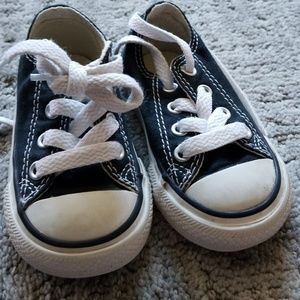 Black baby converse